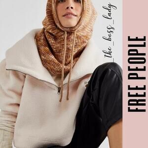 Free People pullover jacket warm sweater Fall winter fleece coat